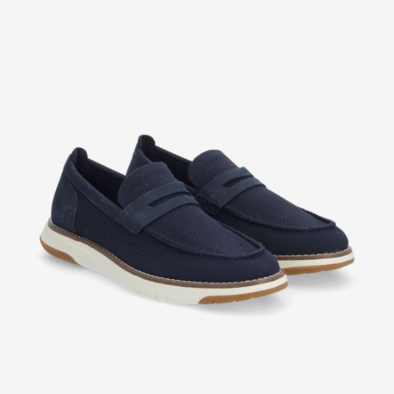 ECHO II LOAFER M - FLEX/NUBUCK - MARINE